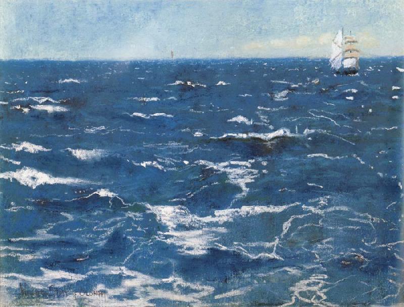 William Stott of Oldham Choppy Sea Norge oil painting art
